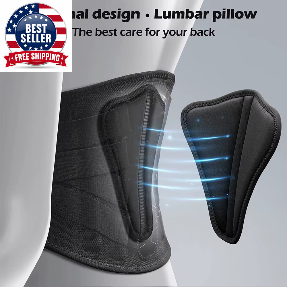 Back Brace for Lower Back Pain, Sciatica, Herniated Disc, Scoliosis, Back Suppor