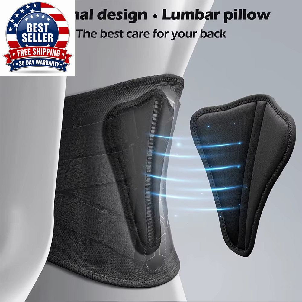 Back Brace for Lower Back Pain, Sciatica, Herniated Disc, Scoliosis, Back Suppor
