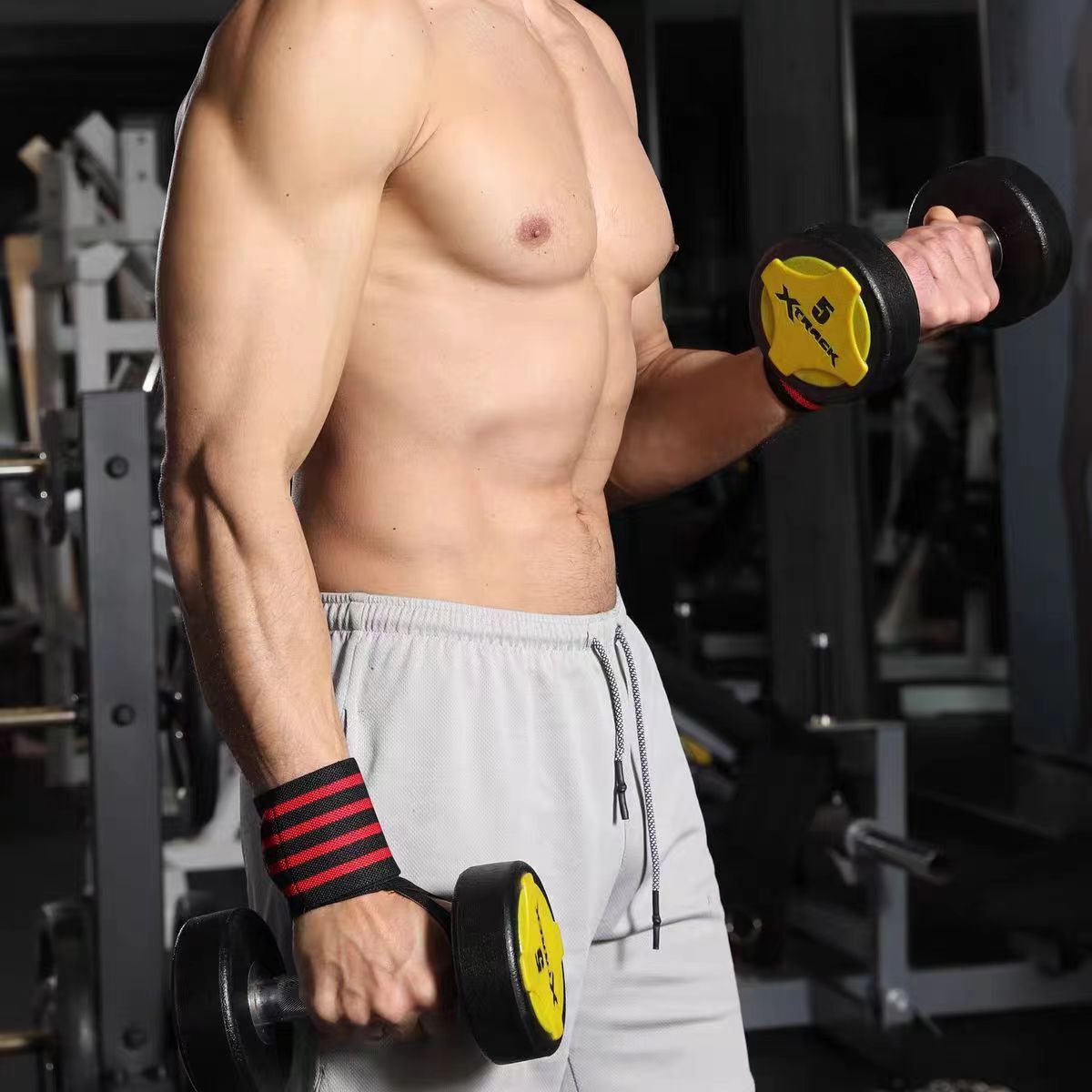 Gym Sports Wrist Band Brace Wrap Adjustable Support Strap Carpal Tunnel Bandage