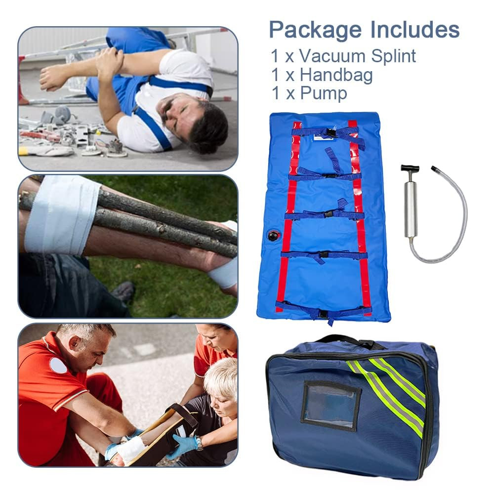 First Aid Vacuum Splint for Arm Wrist, Emergency Limb Splint Outdoor Immobilizat