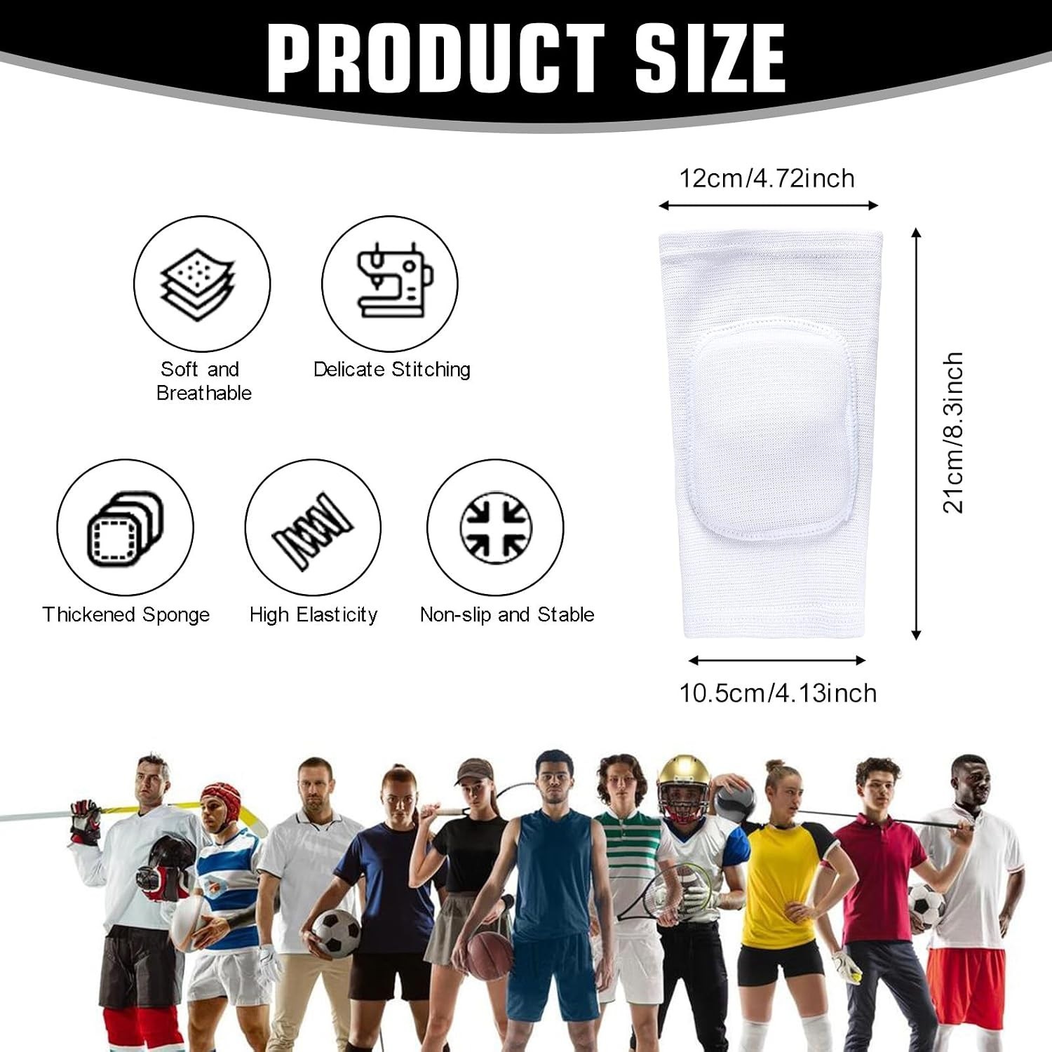 Brace Pads Elbow Protector, 1 Pair Arm Brace Support Fitness Arm Knee Protect…