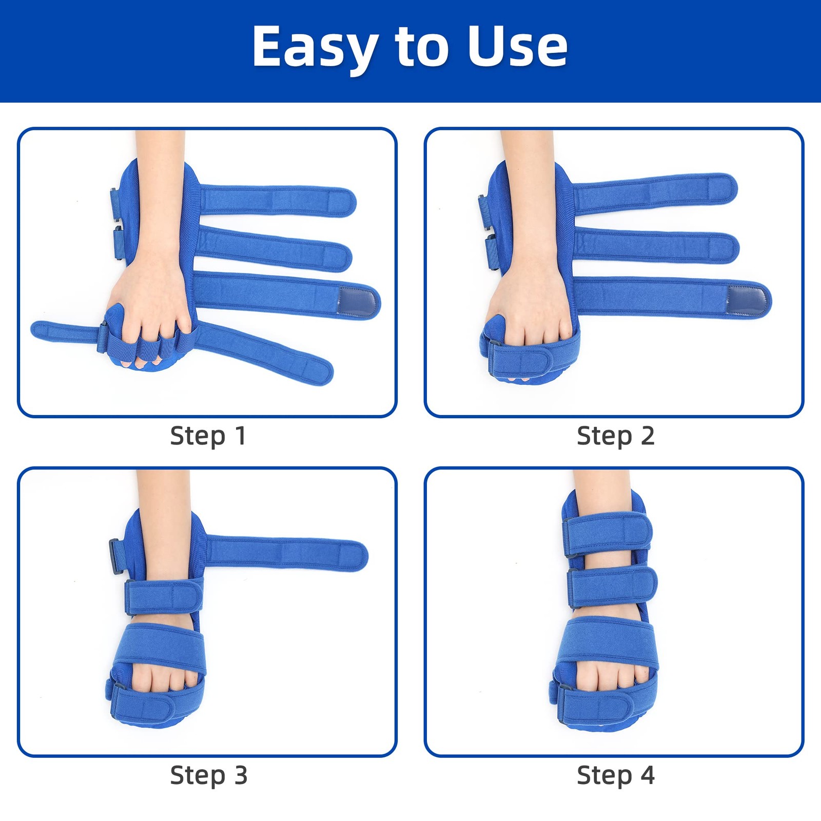 Stroke Hand Splint & Brace for Recovery, Carpal Tunnel, Arthritis, Tendinitis