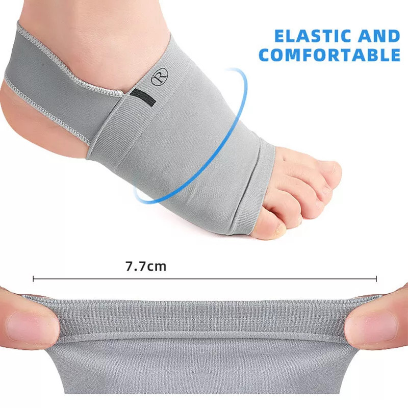 2x Foot Insole Pain Relief Plantar Fasciitis Gel Pads Arch Support Shoes Insert