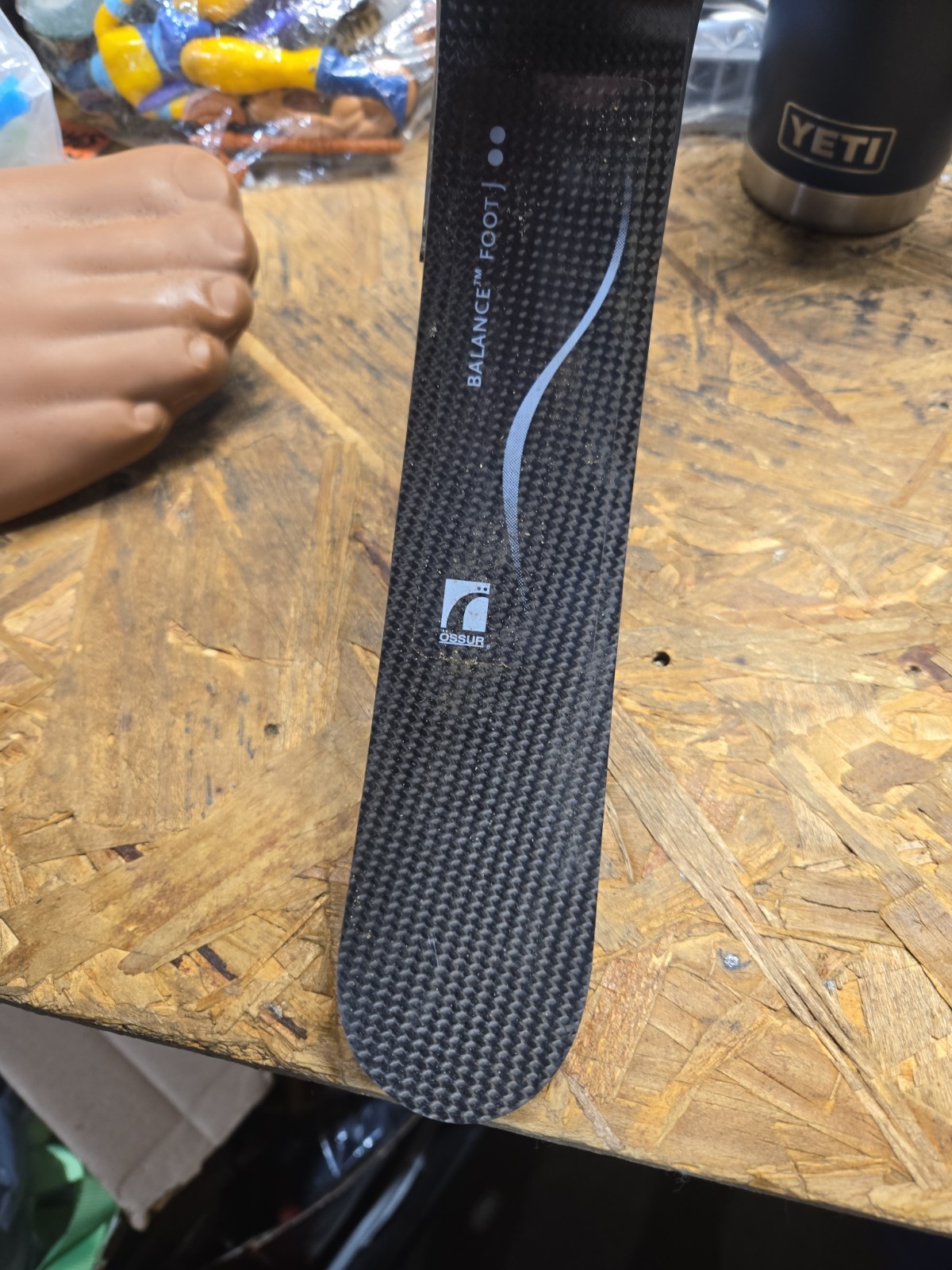 Trulife 165kg Below The Knee Prosthetic OSSUE Balanced Carbon Fiber Foot SZ 30