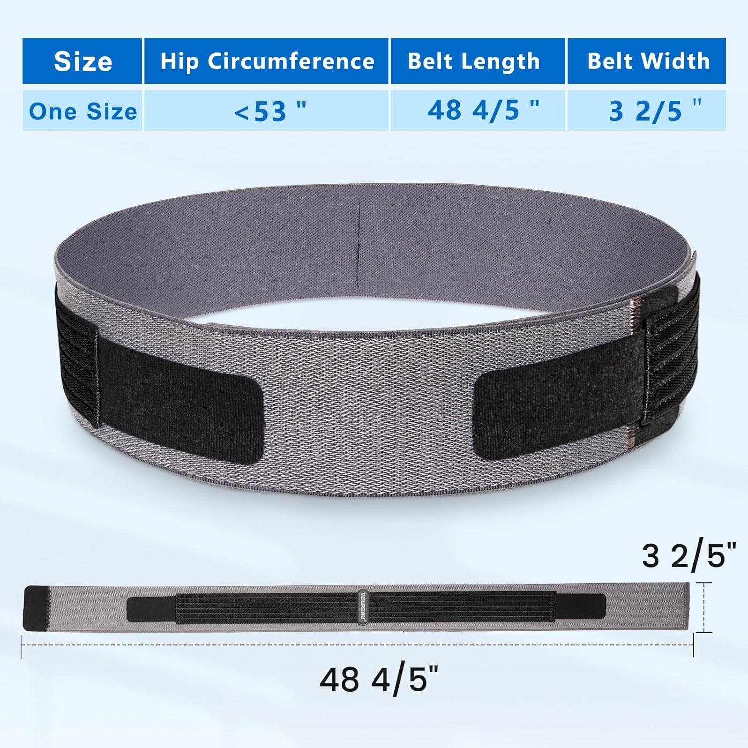 Sacroiliac SI Joint Hip Belt for Lower Back Comfortable, Support, Relieves Pain