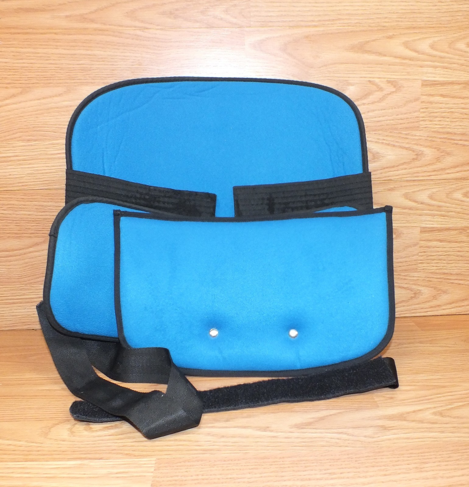 Genuine FLA. Orthopedics Black & Blue Lumbar/Back Support Set W/ Straps **READ**