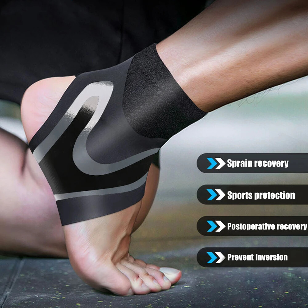 Ankle Brace Support Compression Elastic Plantar Fasciitis Pain Relief Foot Wrap