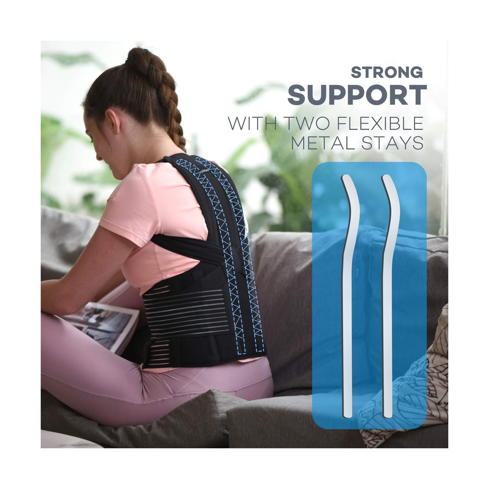 sicheer Posture Corrector for Women and Men Back Brace Straightener Shoulder …