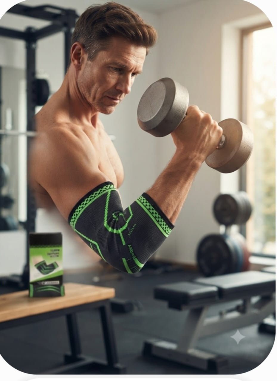 Elbow Support Brace Compression Sleeve Guard Gym Sports Fitness Recovery Guard