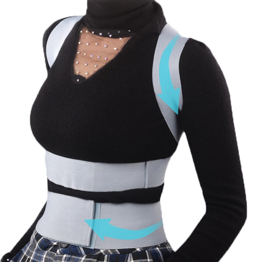 Invisible Chest Posture Corrector Scoliosis Back Brace Support Therapy