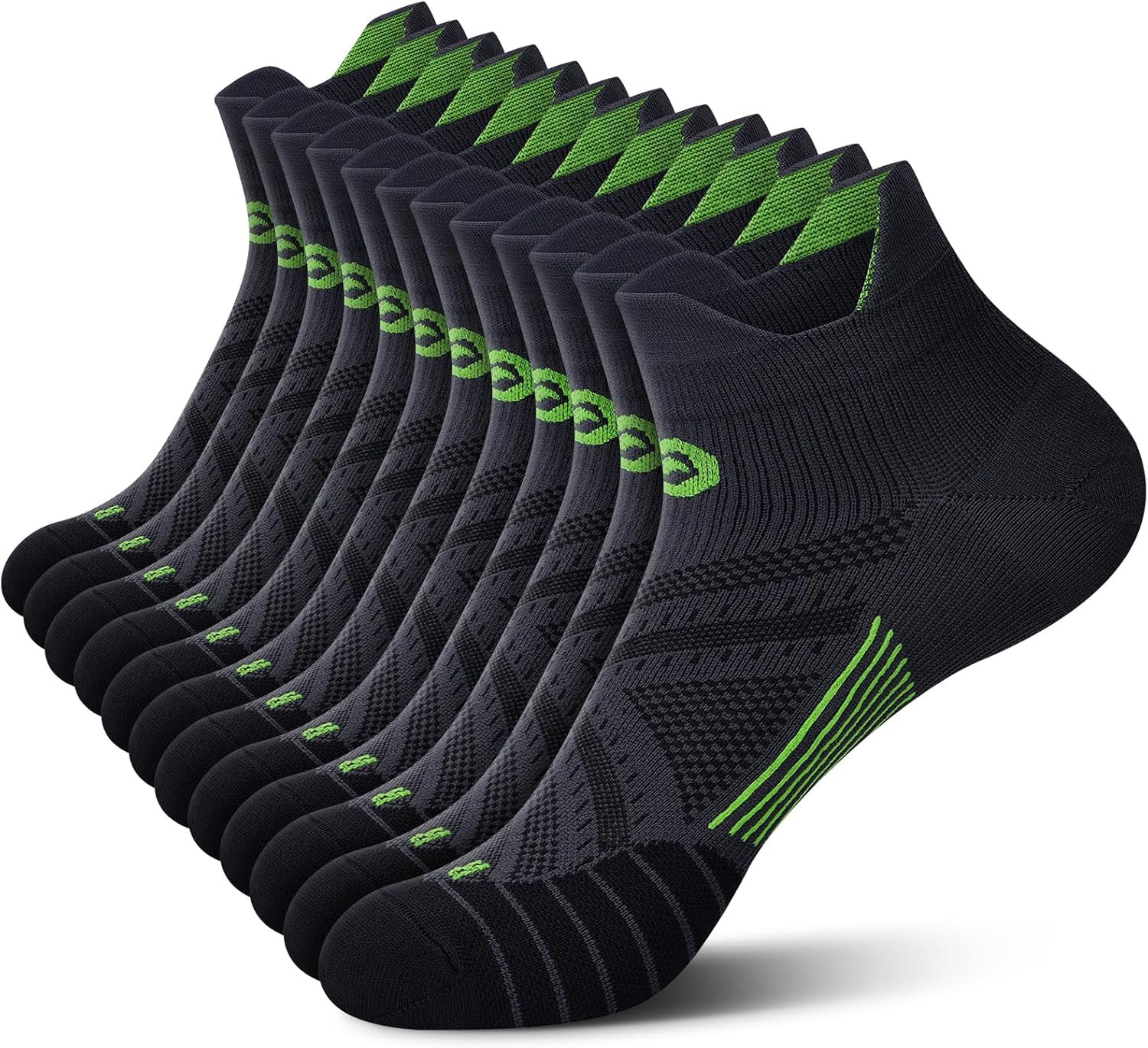 Compression Socks for Men Women Ankle Running Socks for Plantar Fasciitis | Low