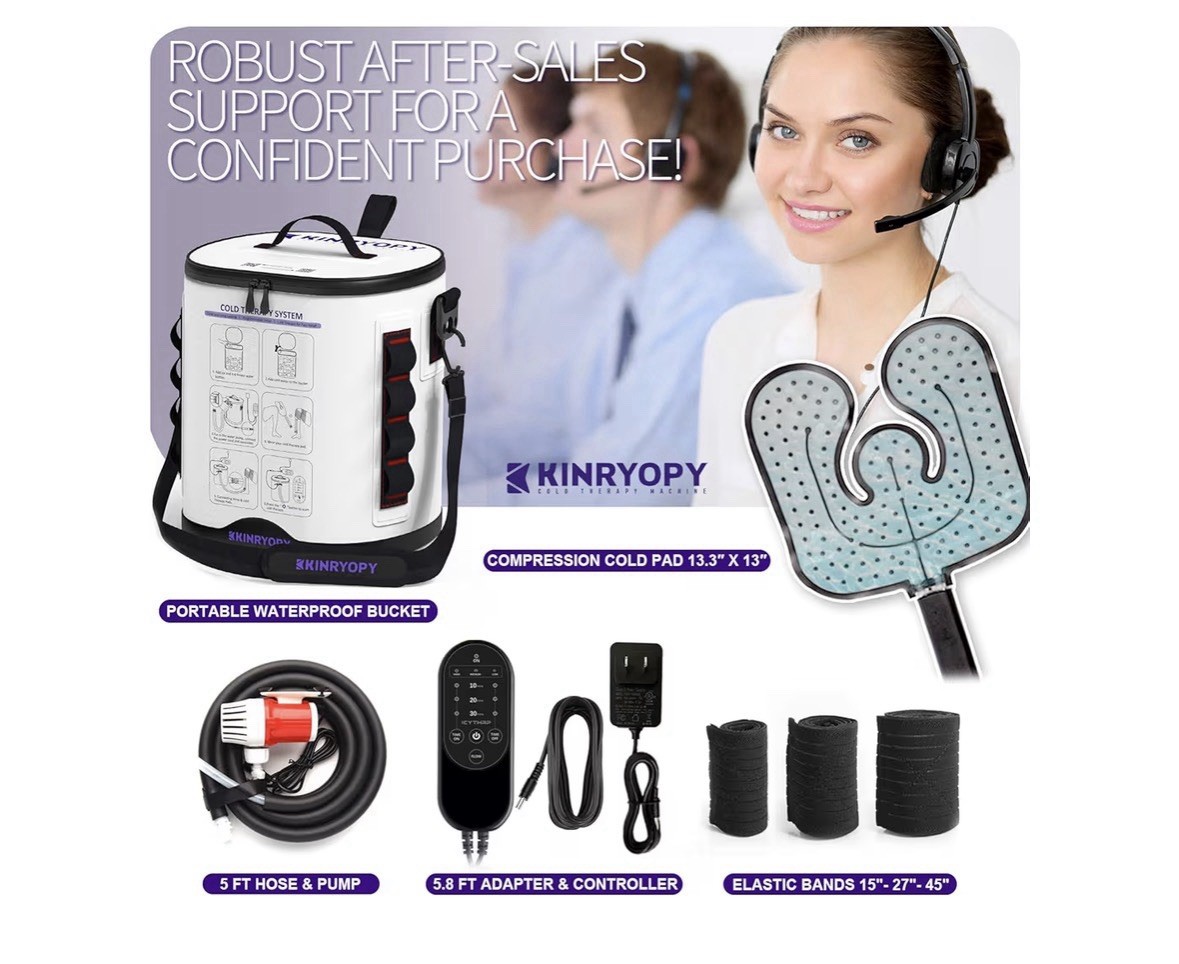 Cold Therapy Machine with Programmable Timer, Portable Ice Machine FOR Knee