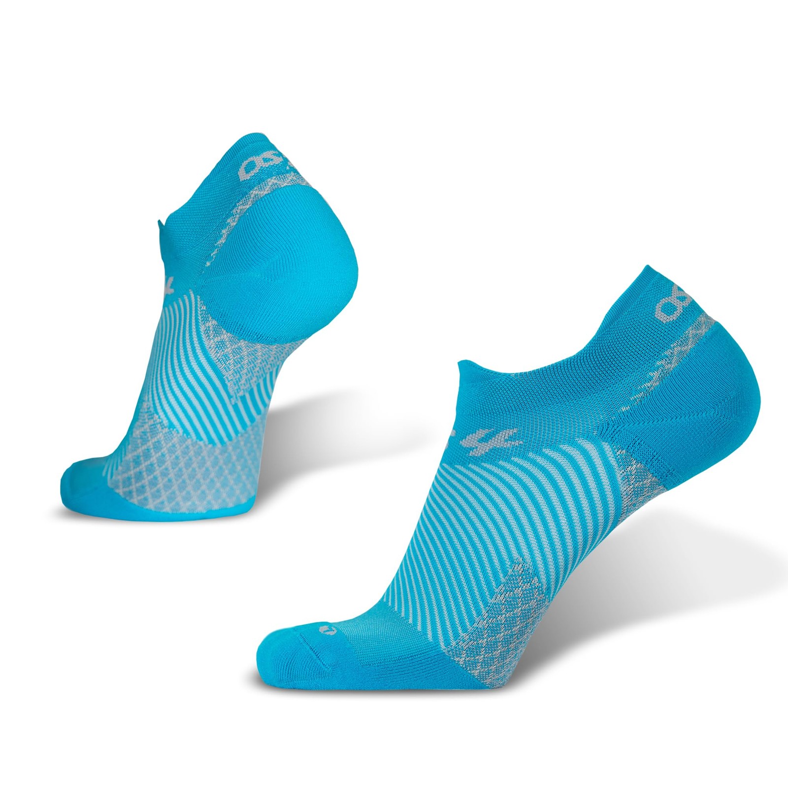 Large Aqua Compression Socks for Plantar Fascia Support and Recovery