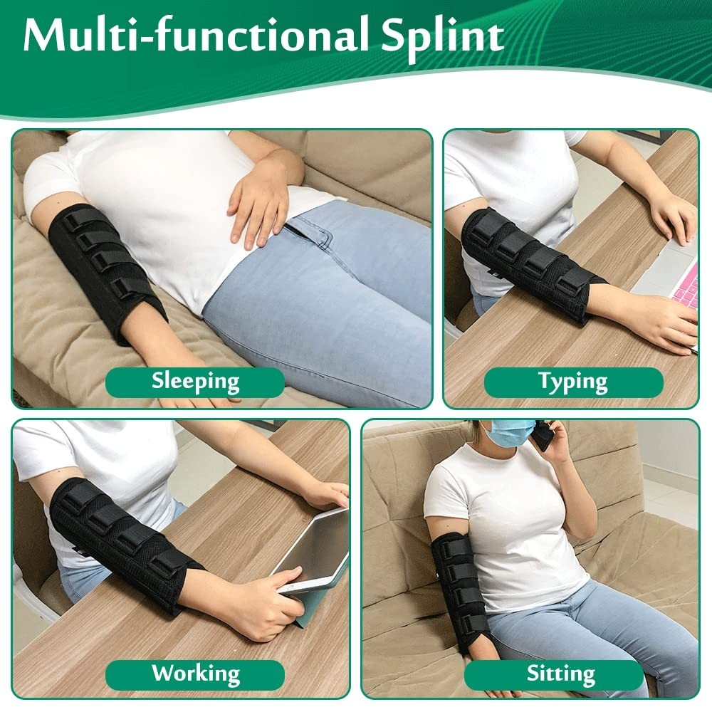 Elbow Brace, Cubital Tunnel Night Splint, Arm Immobilizer for Ulnar Nerve Ent…