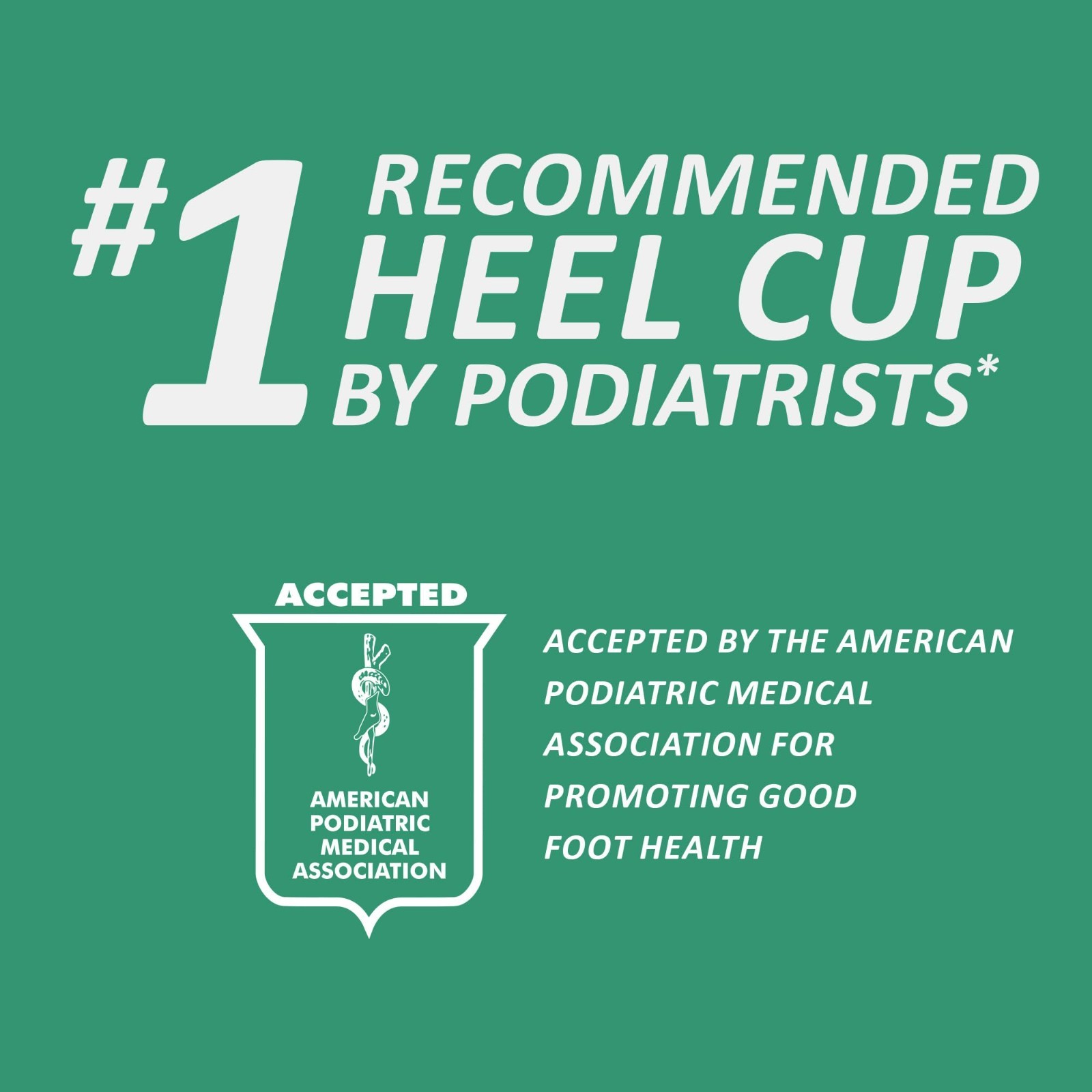 Heavy Duty Heel Cups for Sever’s Disease Relief – 2 Pairs, Green, Regular Fit