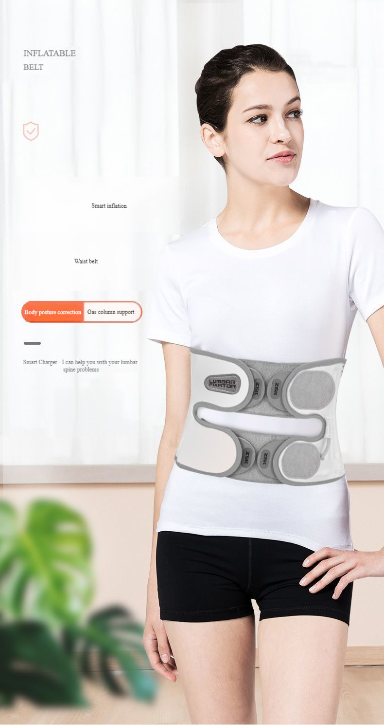 Inflatable Heating Waist Support | Lumbar Relief for Muscle Strain & Disc