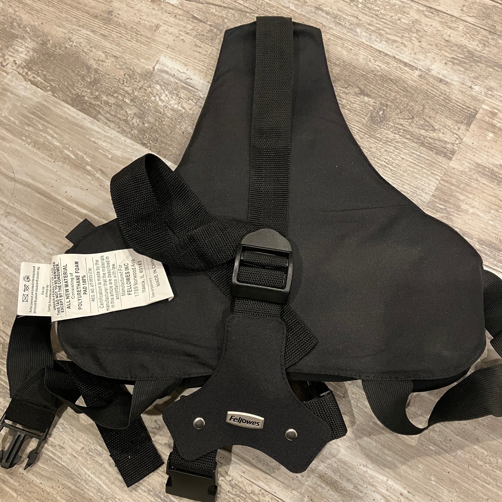 Fellowes Professional Series Back Support, Black, Seat cushion