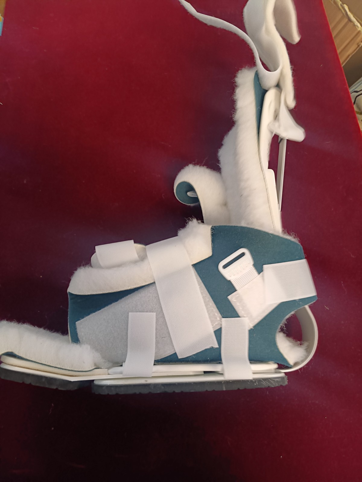 Anatomical Concepts Inc. Adjustable Leg Foot Orthosis Brace White Teal 61413