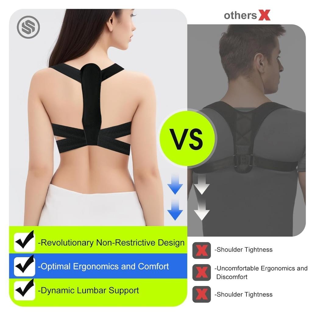 Posture Corrector Shoulder Straight Brace – Upper Back Pain Relief