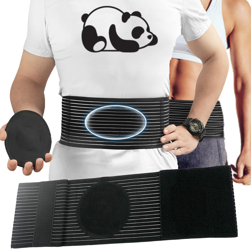Umbilical Navel Hernia Belt 6.3″ Abdominal Binder With Hernia Support Pad Unisex