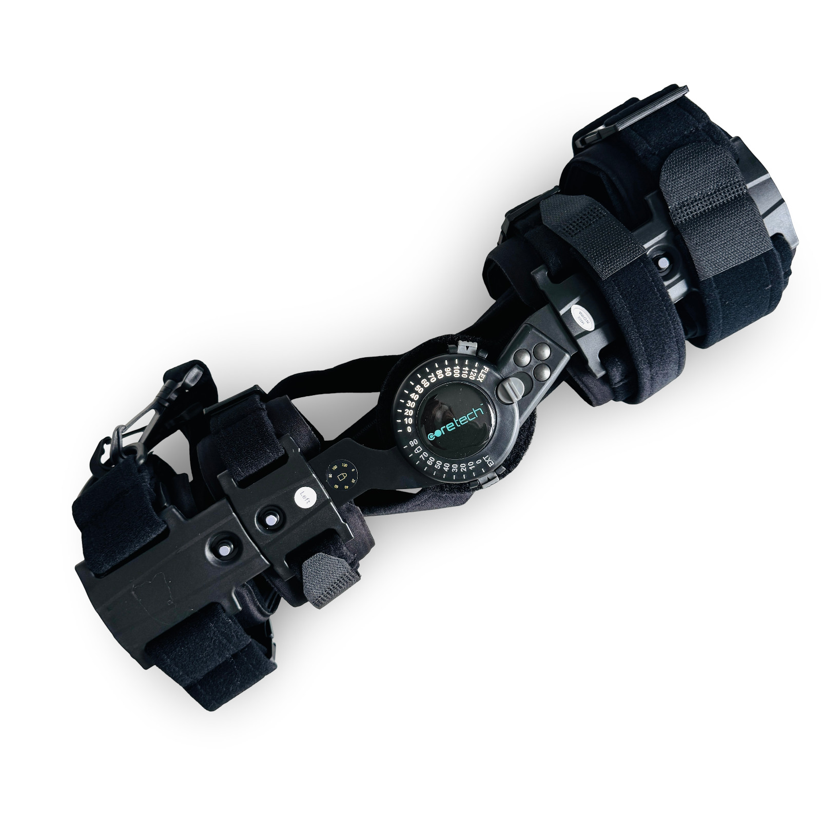 ROM LEFT Arm Elbow Brace CoreTech Adjustable Hinged Support Splint SUP2069BLKR