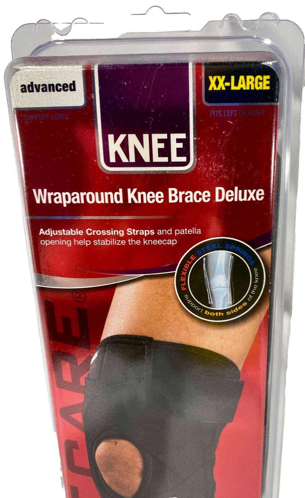 MLR Wraparound Knee Brace Deluxe Black 2X-Large NEW!