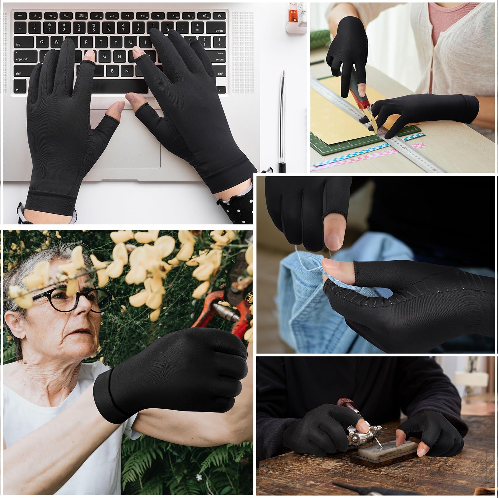 Copper Compression Gloves for Carpal Tunnel Relief, Arthritis Pain Relief Glo…