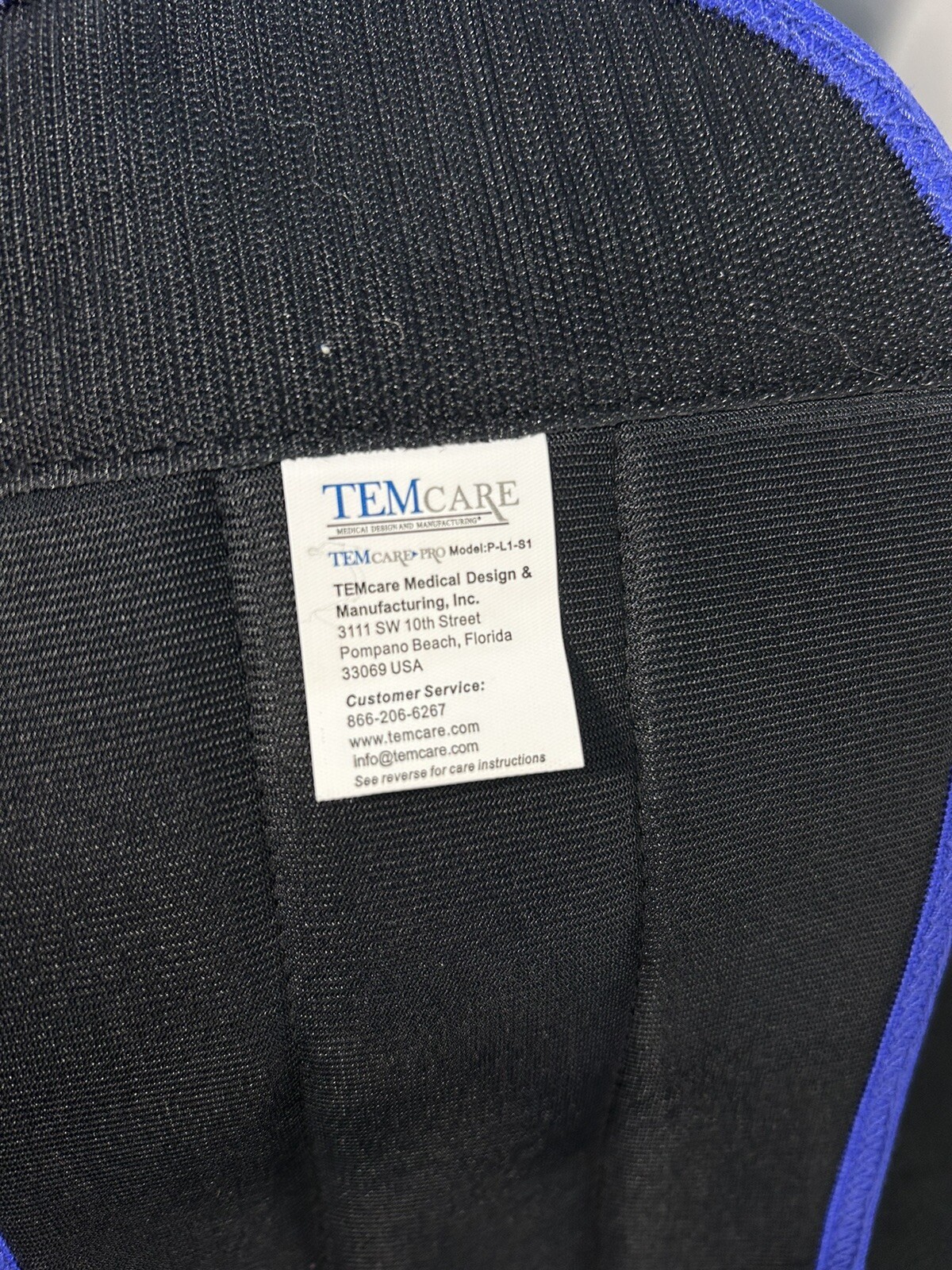 Pre Owned Tempcare Pro LSO Back Support with Air Pump. X-L.