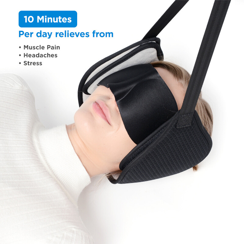 Head Sling Hammock Stretcher – Back Pain Relief Cervical Traction Doorknob Sling