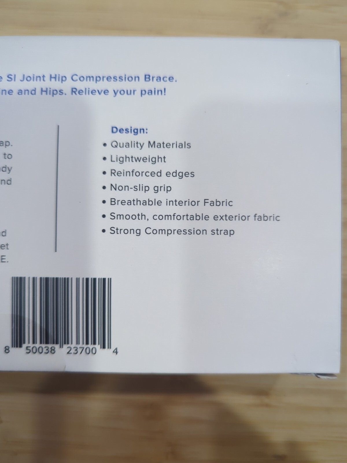 NuBliss Si Joint And Hip Compression Belt
