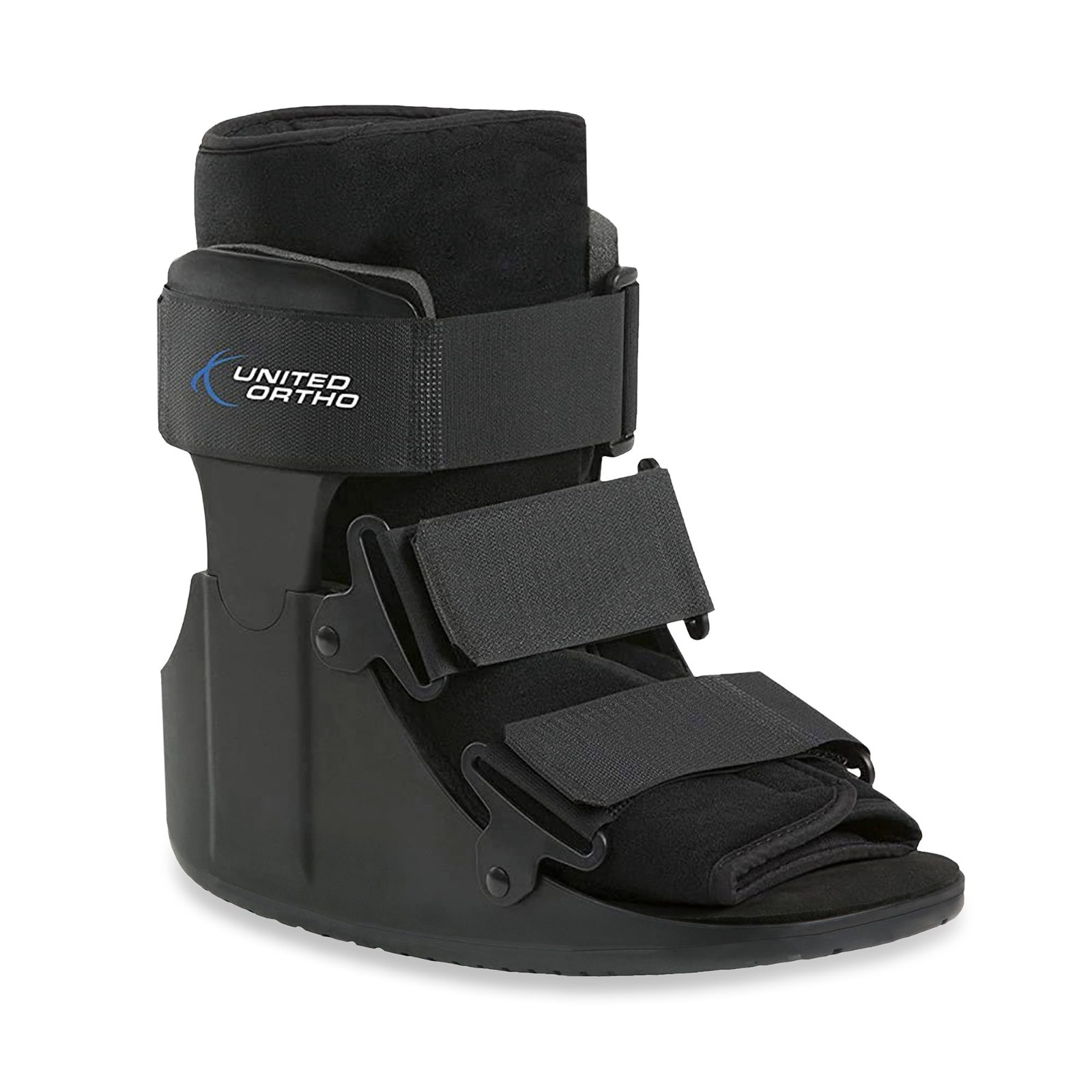 United Ortho USA14013 Short Cam Walker Boot Small – Black Fracture Support