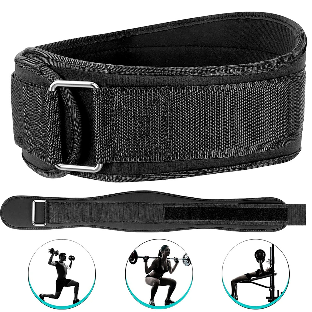 Adjustable Lumbar Support Lower Waist Back Belt Brace Pain Relief Weight Lifting