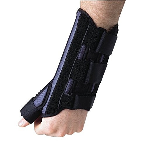 Breg 10291 Wrist Cock-Up Splint W/Thumb Spica, Left, XS