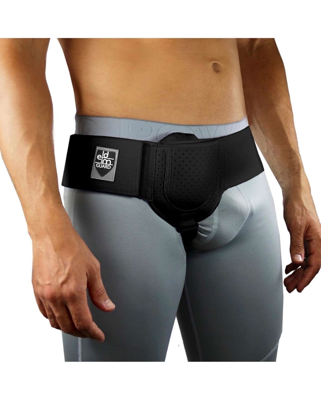 Everyday Medical Inguinal Hernia Support for Men Fits Left/Right Post SurgeryS/M