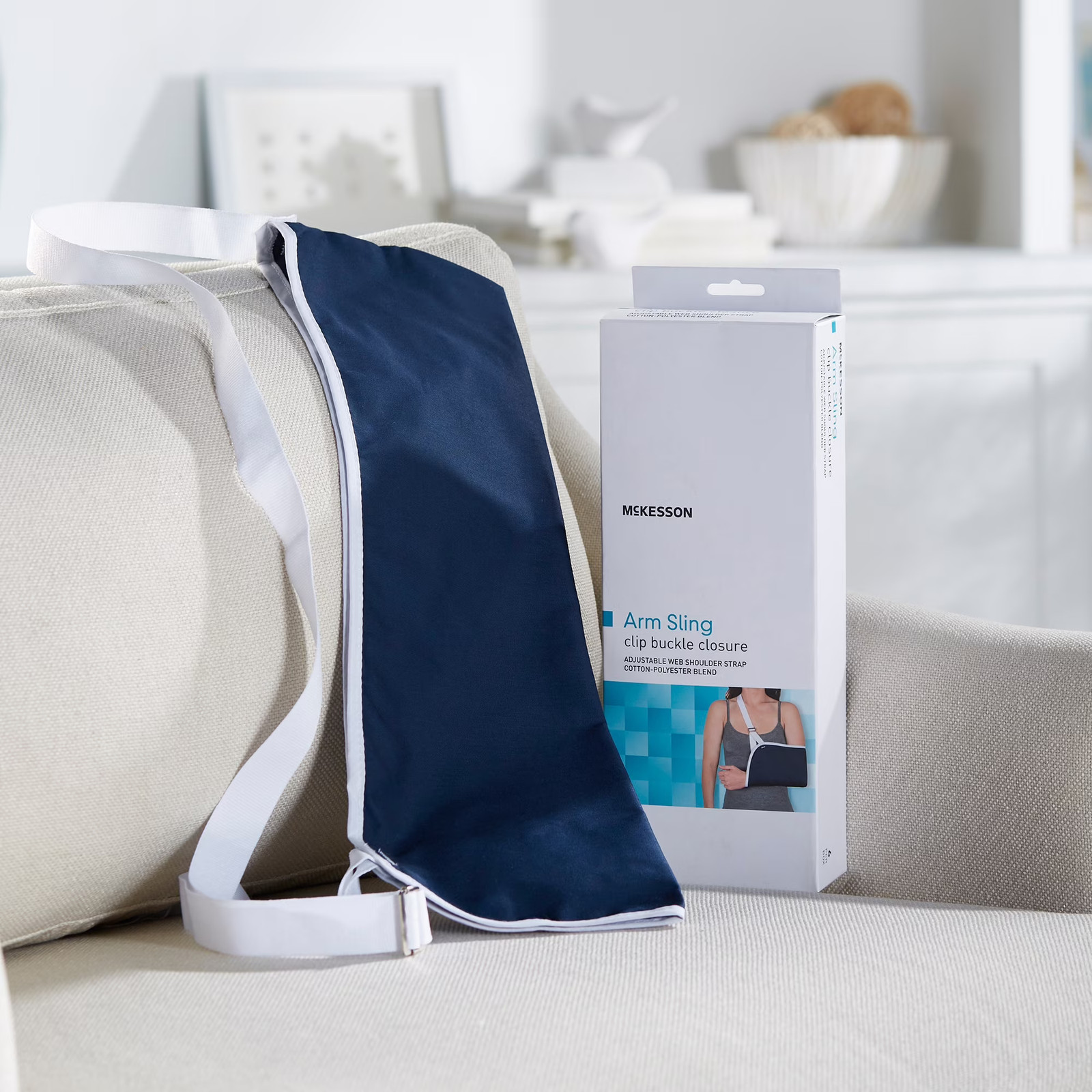 McKesson Arm Sling Clip Buckle Closure (Size: XL) 6 Pack