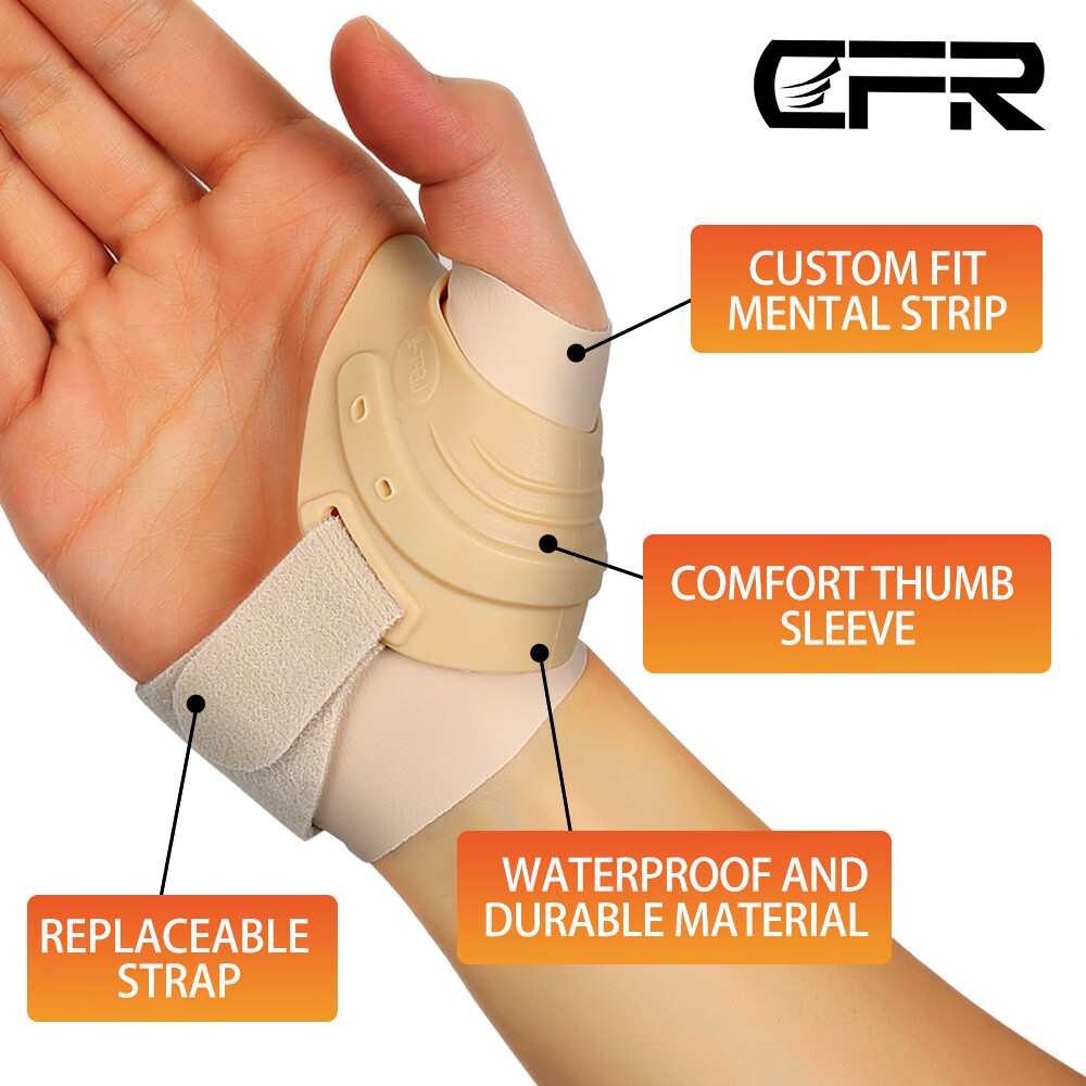Thumb Support Brace CMC Joint Protector Wrist Immobilizer Gym Adjustable