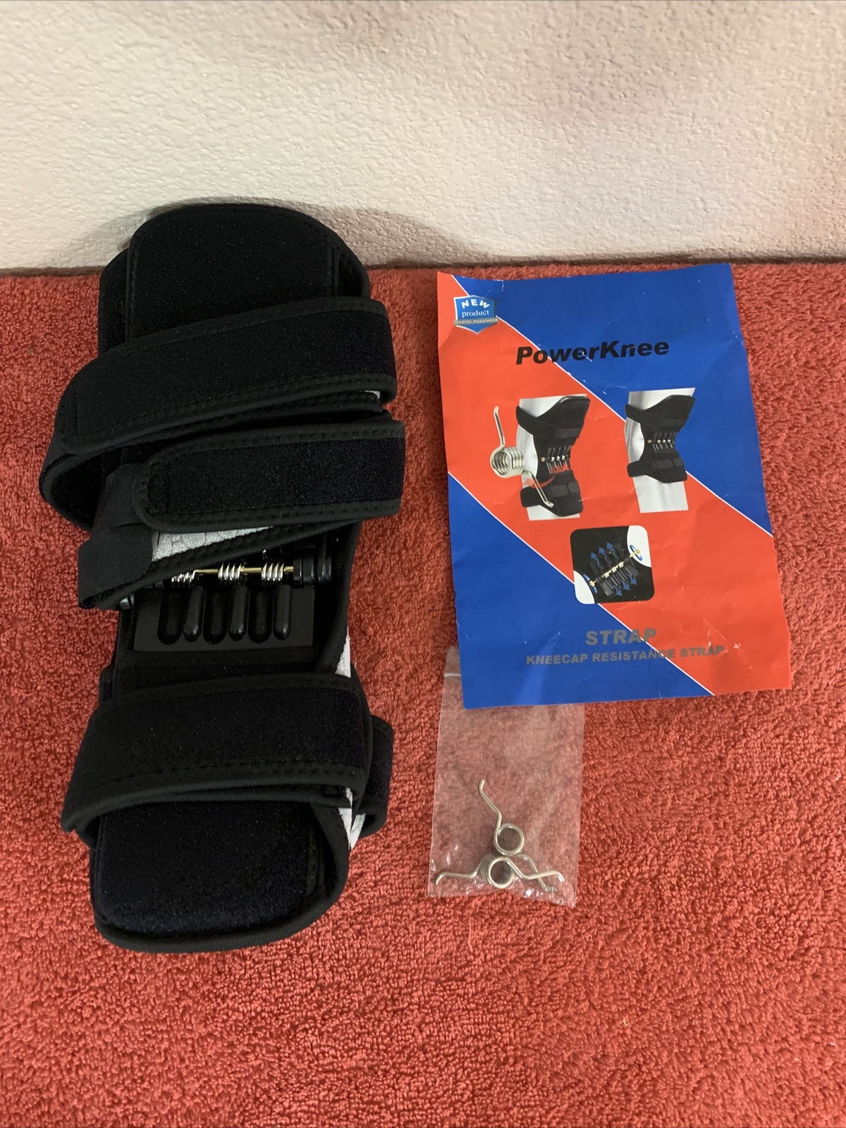 Powerknee Kneepad Support Knee Protect Kneecap Resistance Strap *FREE SHIPPING*