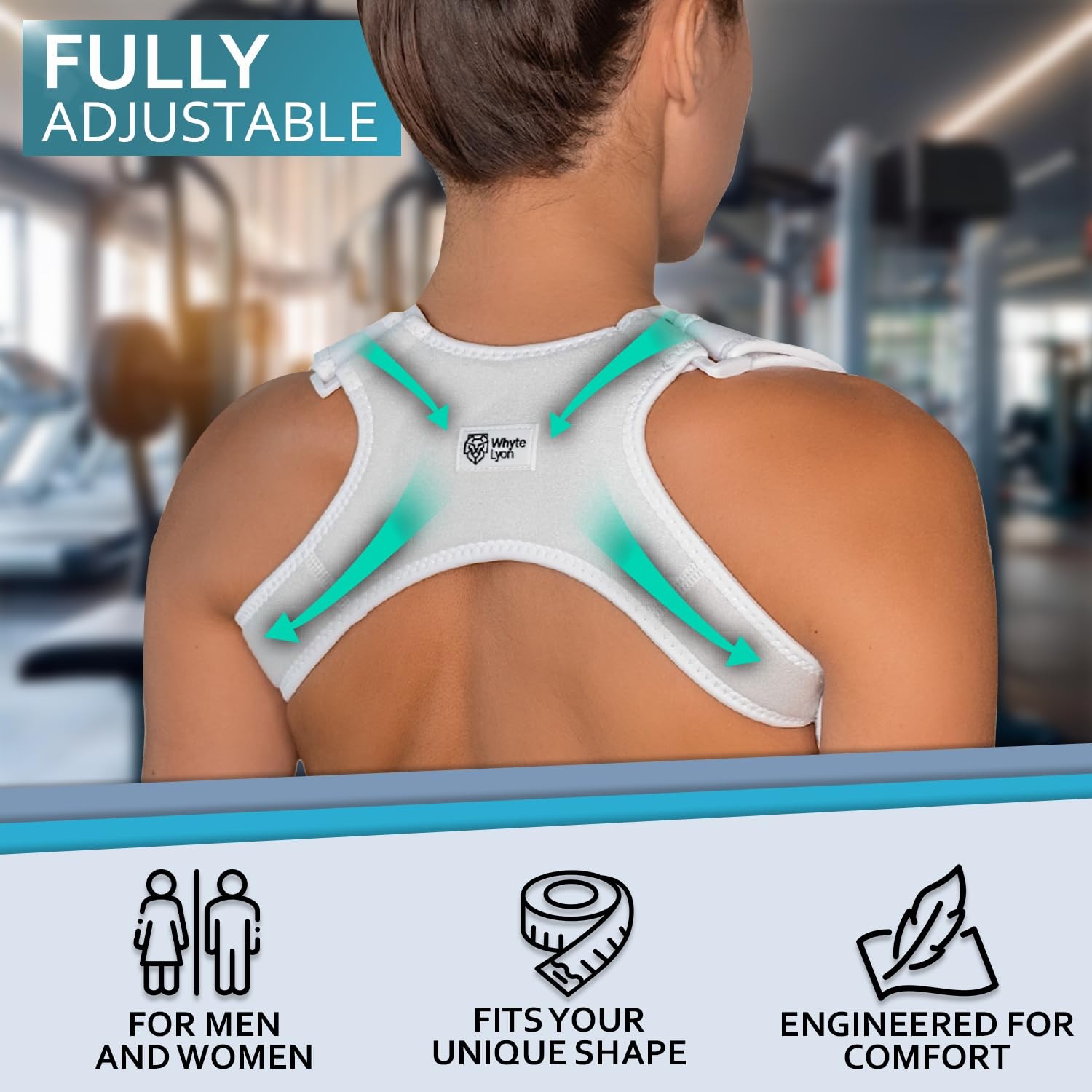Upper Back Posture and Neck Hump Corrector – for Women and Men – Support Brac…