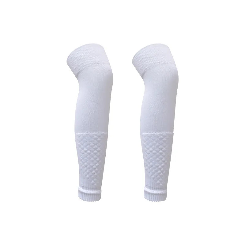Adult Leg Warmers Elastic Soccer Shin Guard Calf Socks Over Knee Men Sports Comp