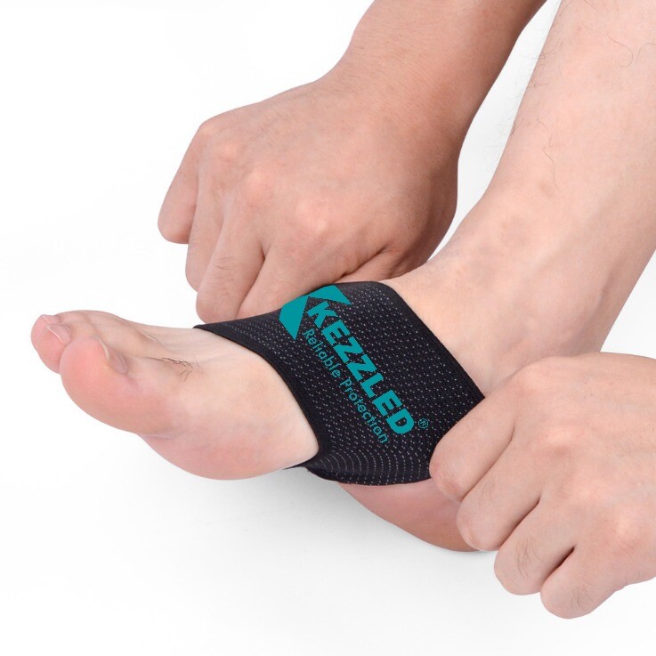 Arch Support Compression Sleeves for Feet Pain, Foot Care Black