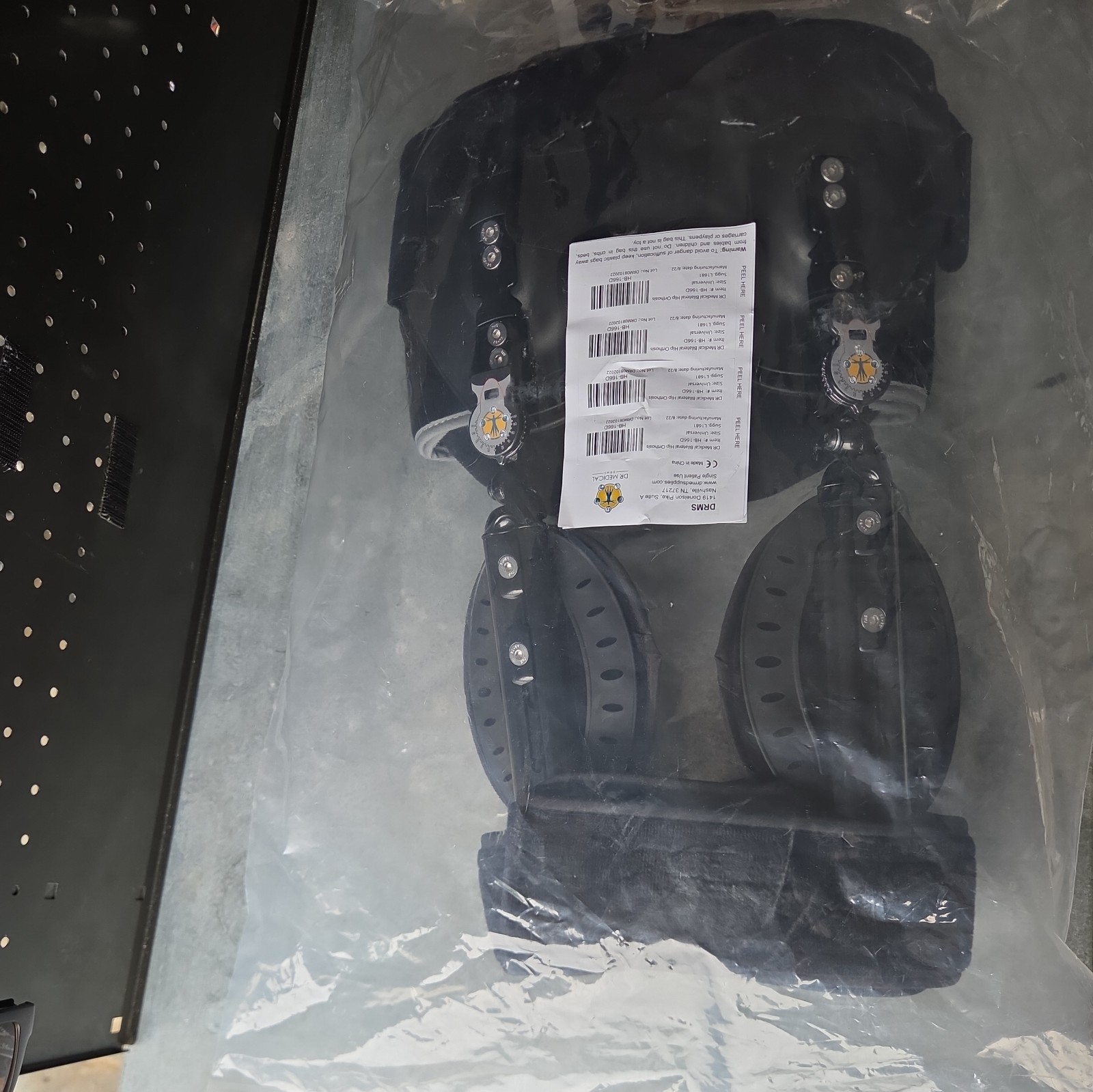 DR MEDICAL HB-166D DRMS Bilateral Hip Orthosis Universal Size New