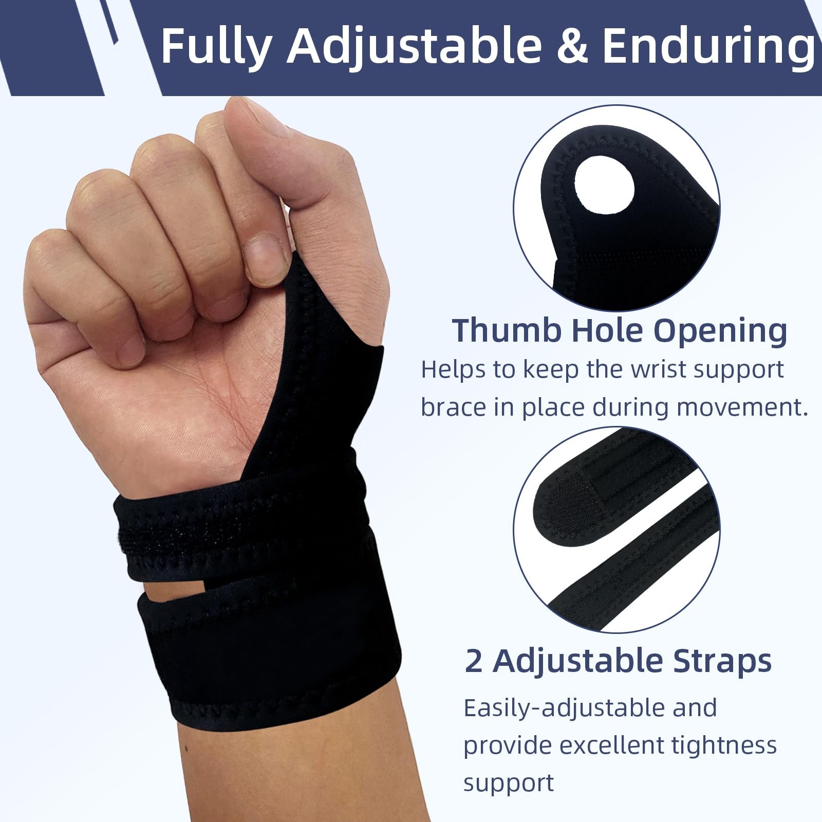 Wrist Brace For TFCC Tears Ulnar Pain DRUJ Instability Fits Both Hands