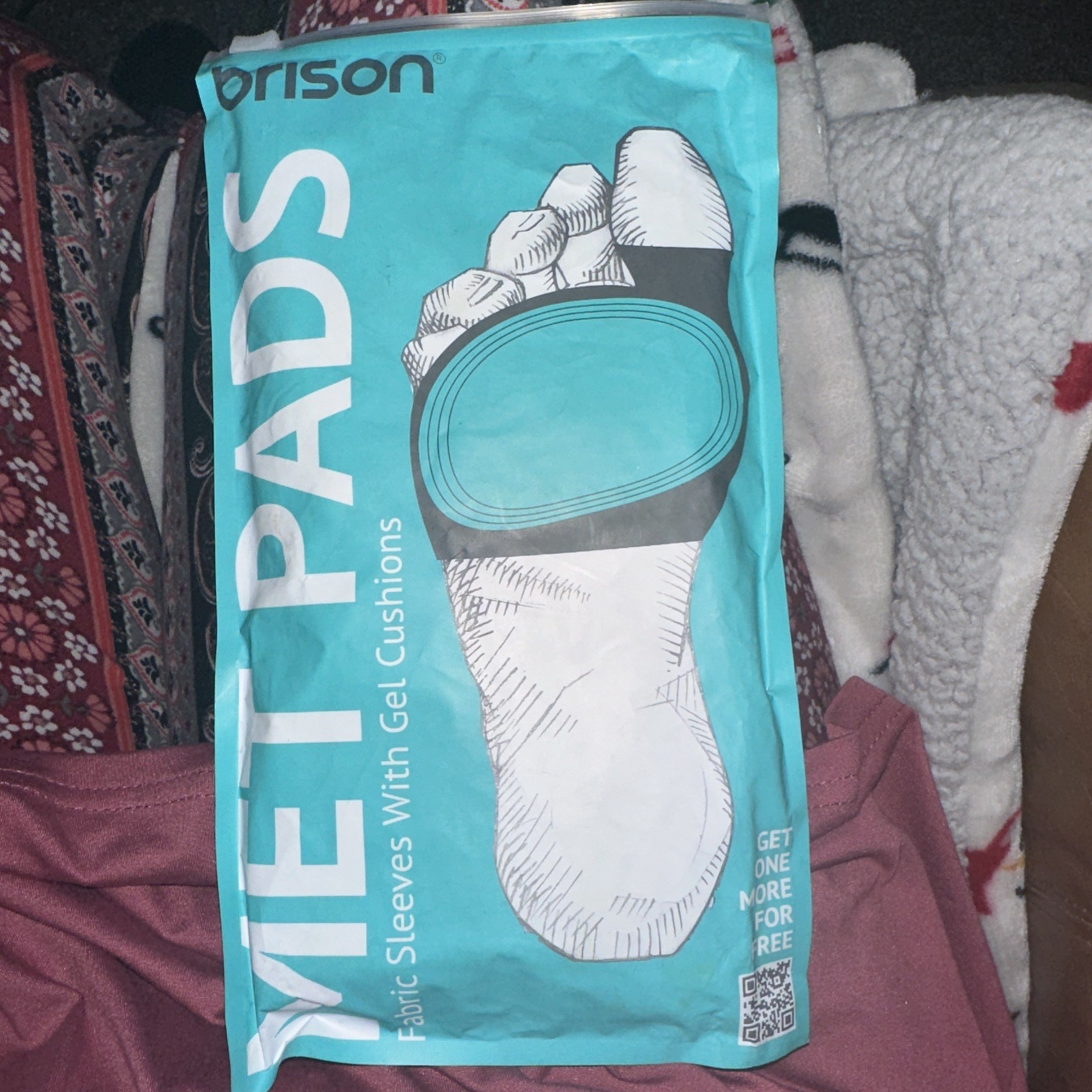 Brison Metatarsal Pads for Women & Men Ball of Foot 🦶Cushion -Gel Sleeves Large