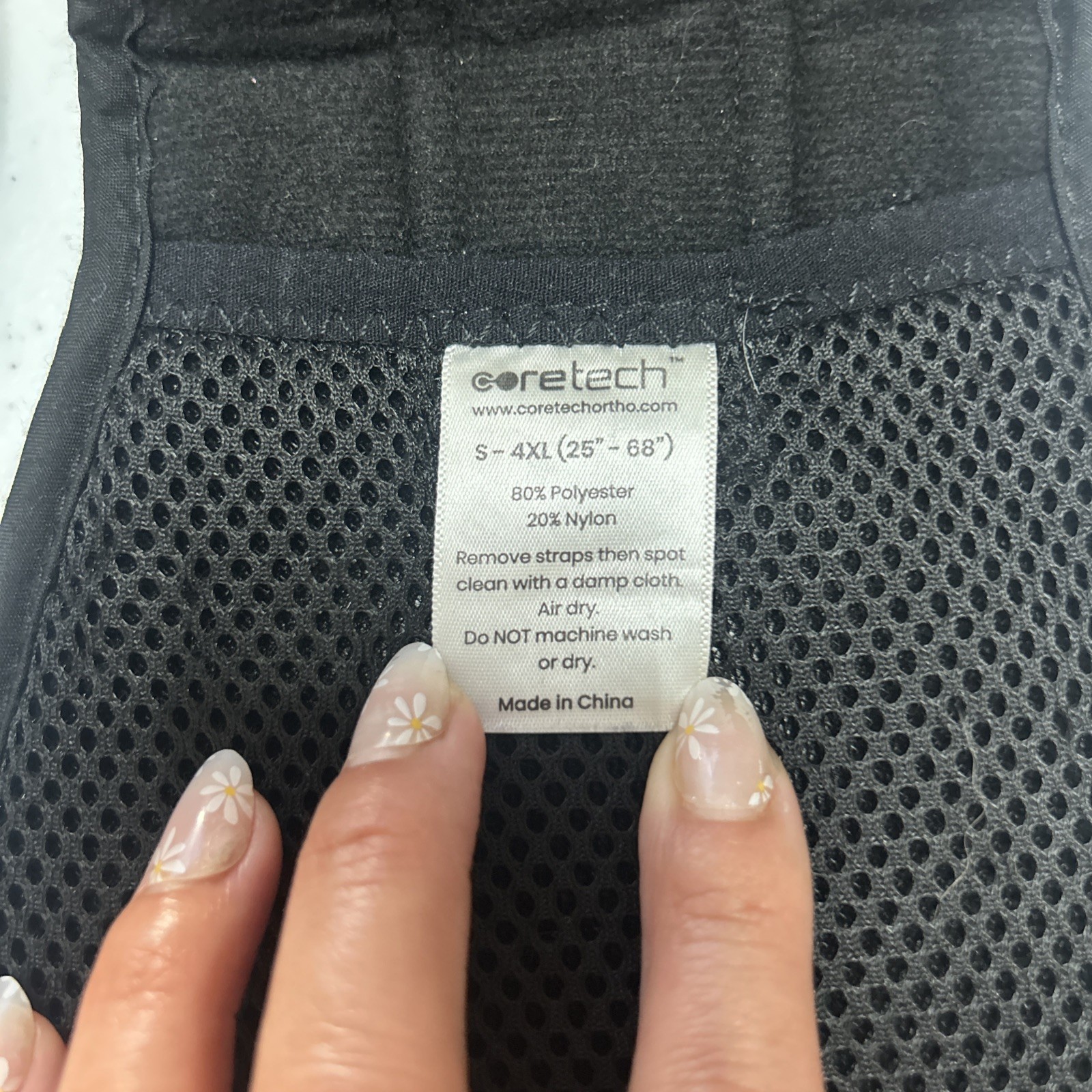 Coretech Adjustable Back Brace, One Size S-4XL ( 25”-68”)