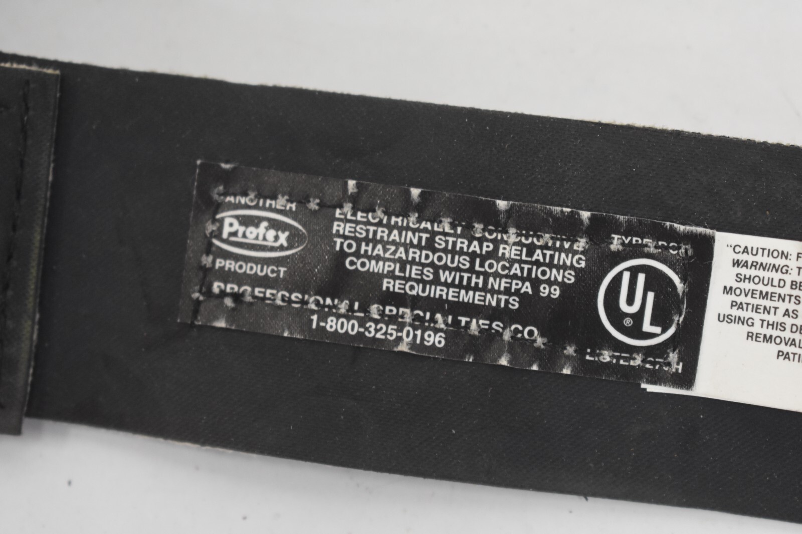 Profex 345-90 Body & Leg & Restraint Strap 2″ x 108″ Replacement USED Black