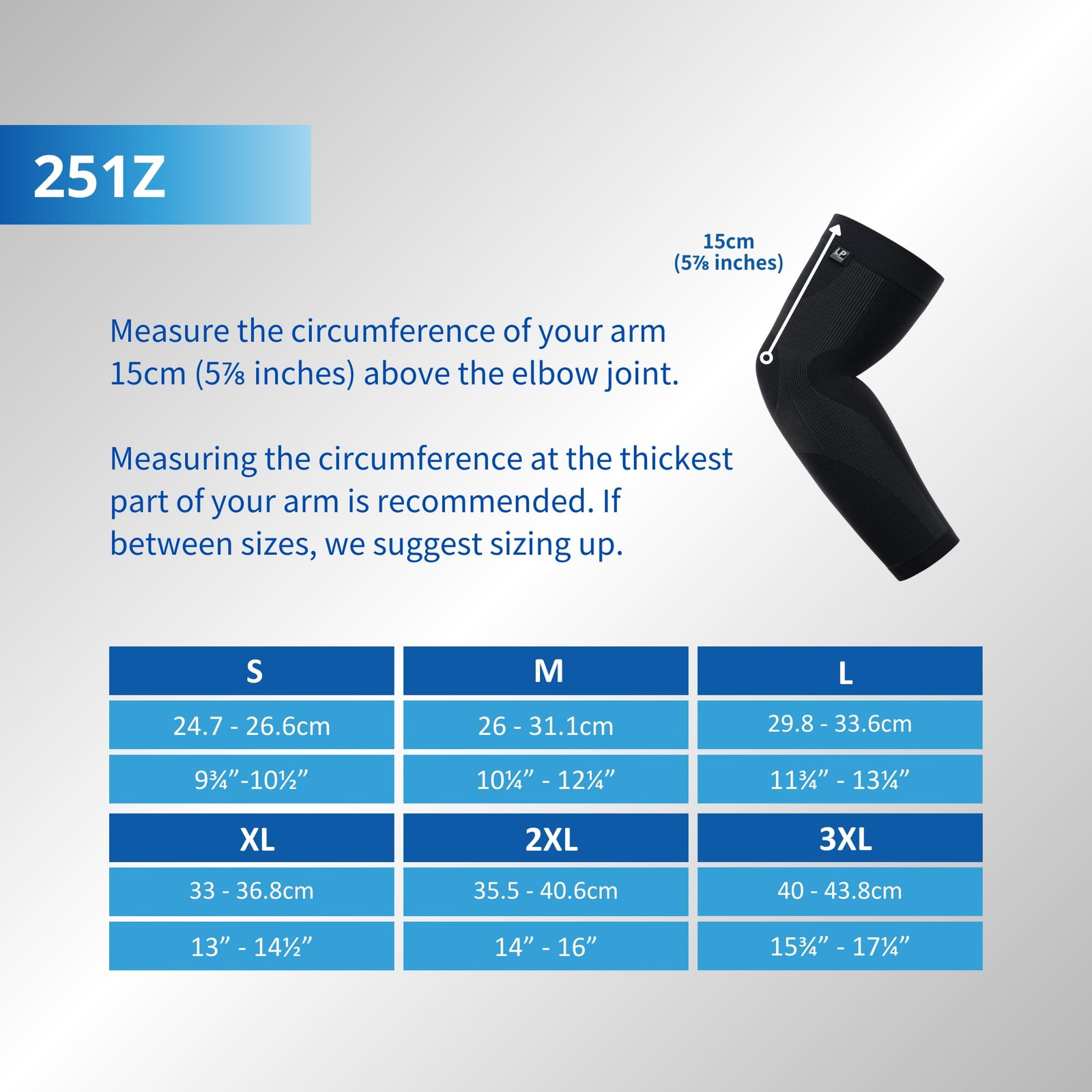 Compression Arm Sleeve for Athletes Tendonitis Arthritis Workout Fitness