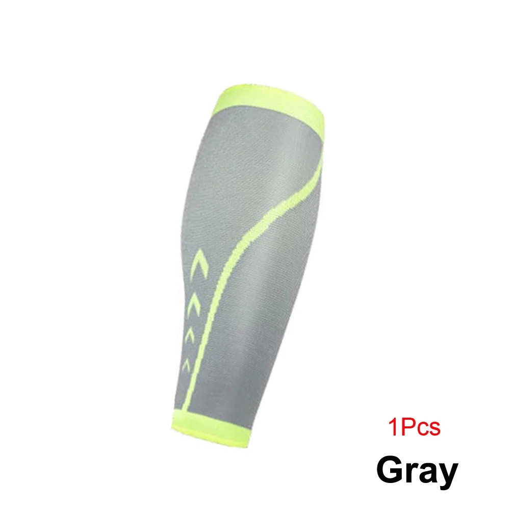 1Pcs Sports Compression Leg Sleeve Basketball Calf Support Running Antiskid Shin