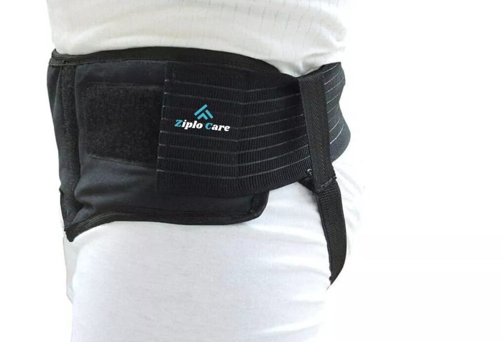 Double Inguinal Hernia Pain Relief With Two Removable Compression Pads