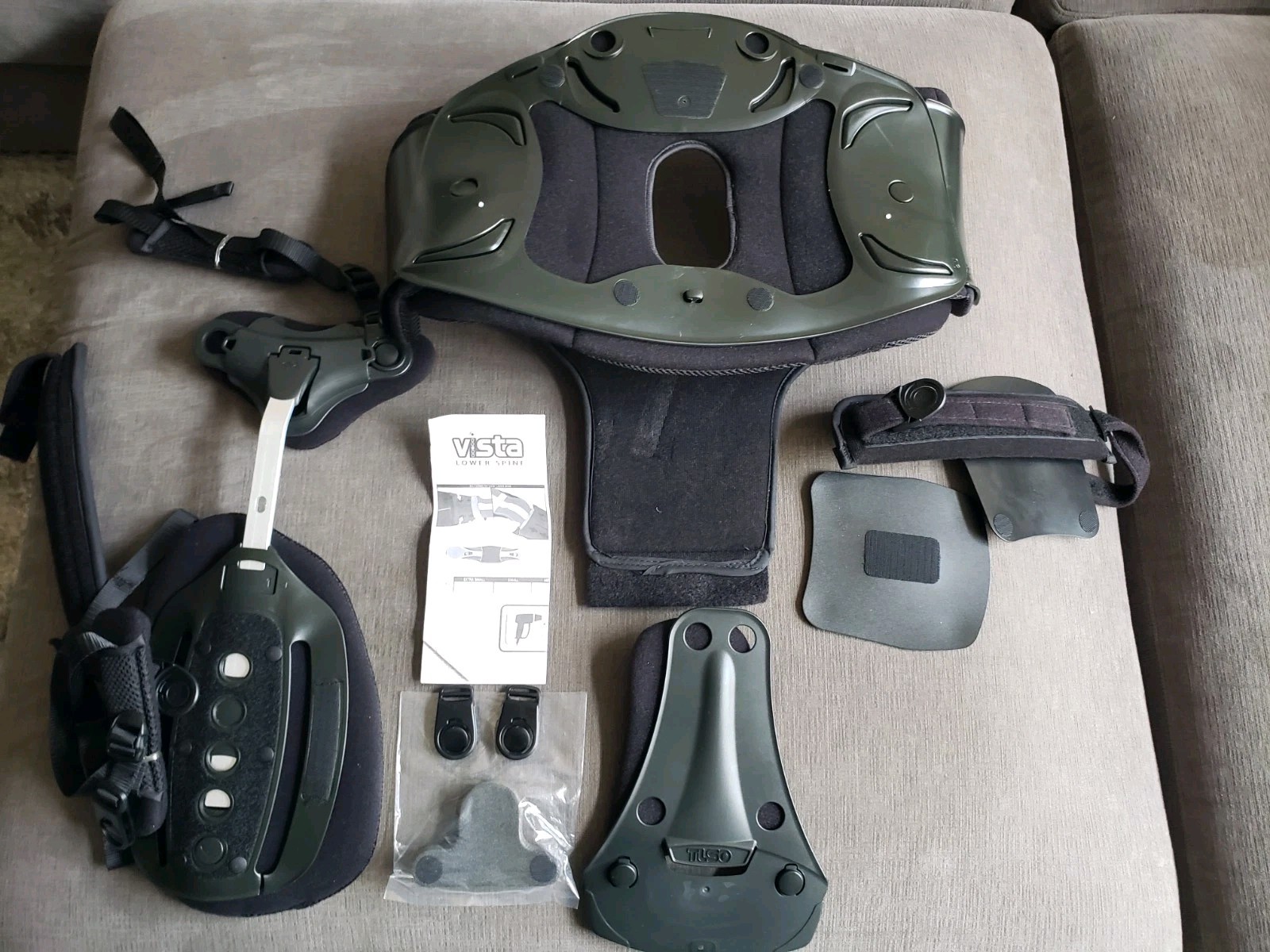 Vista 464 TLSO 993640 Lower Spine Back Brace – NEW PARTS ONLY – MISSING BAND