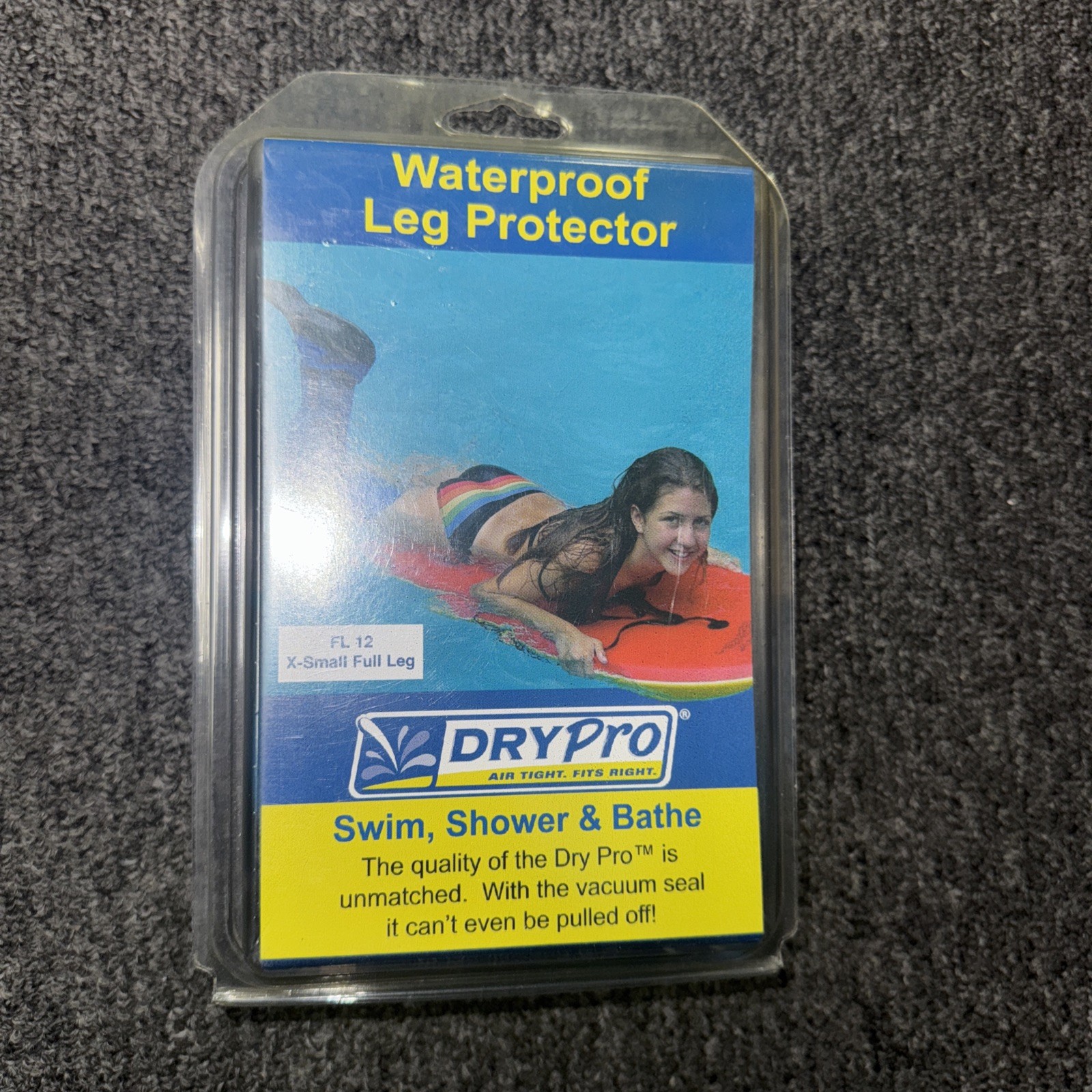 New Dry Pro Waterproof Leg Protector X Small Full Leg #FL 12 Swim Shower Bath